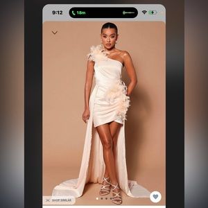 Beautiful luxurious cream dress